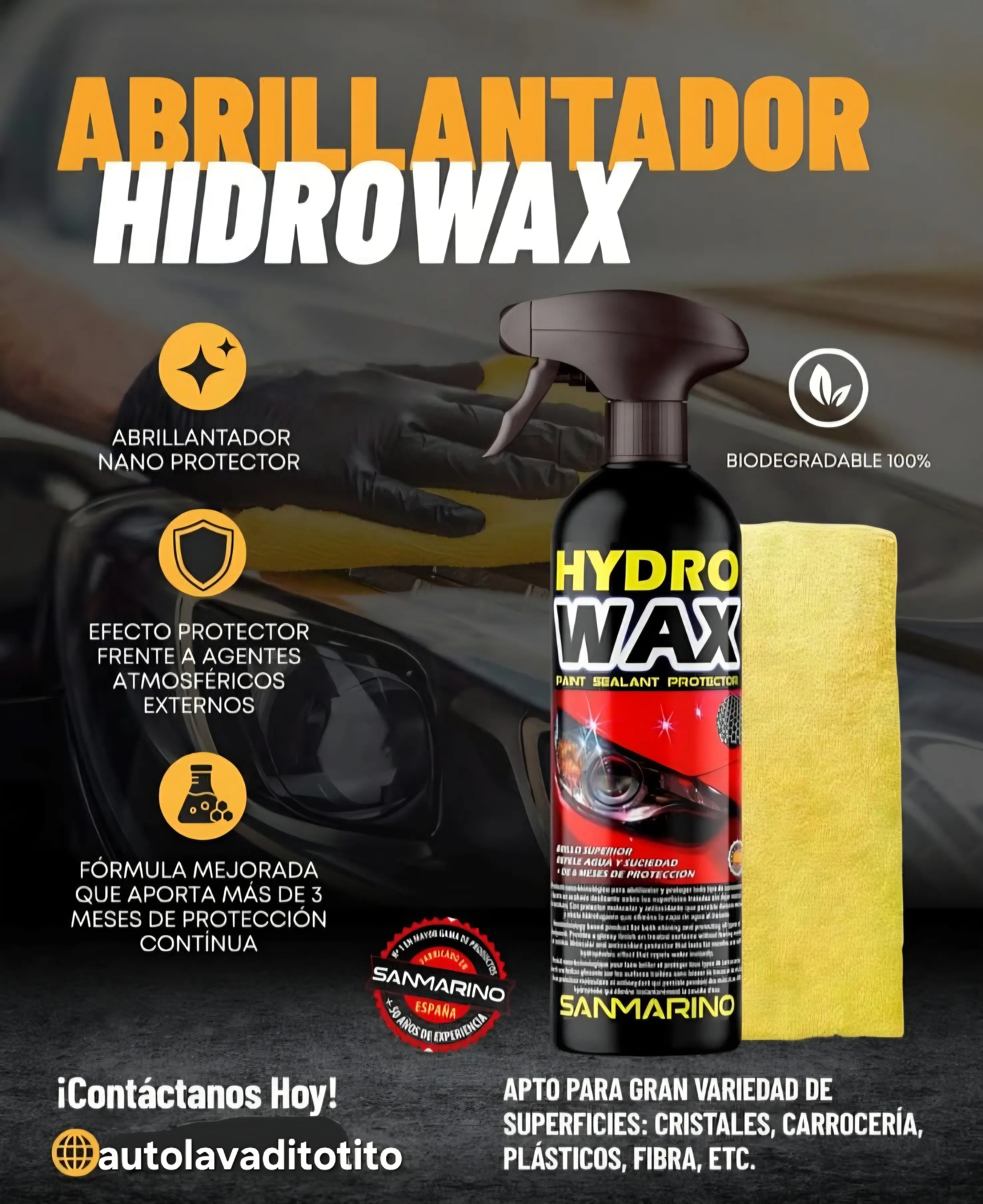 Abrillantador HydroWax