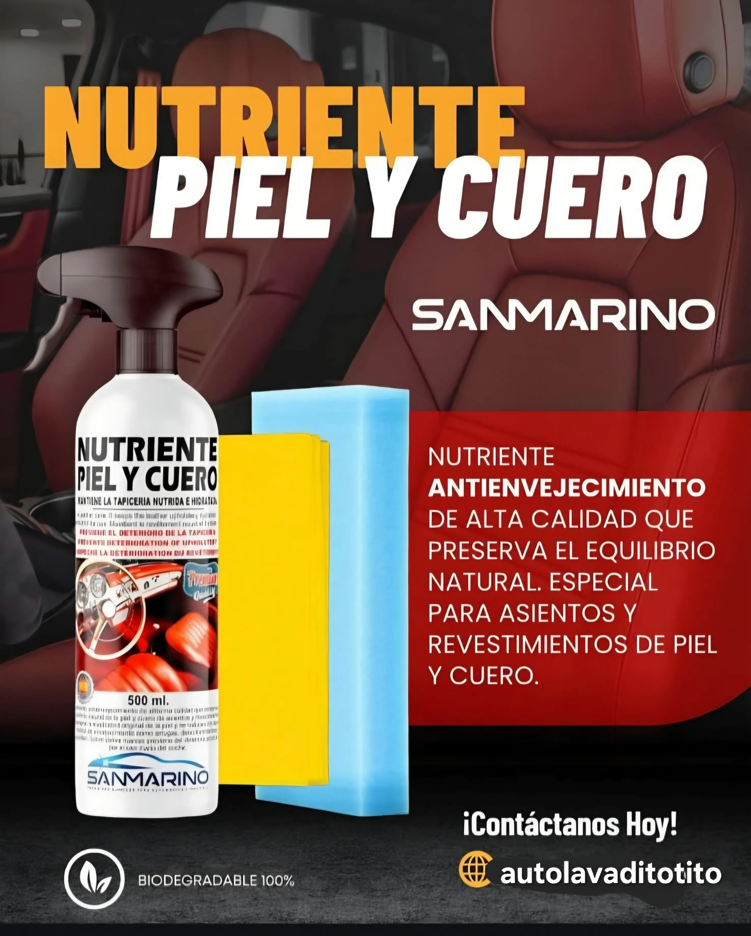 Nutriente para Cuero y Piel