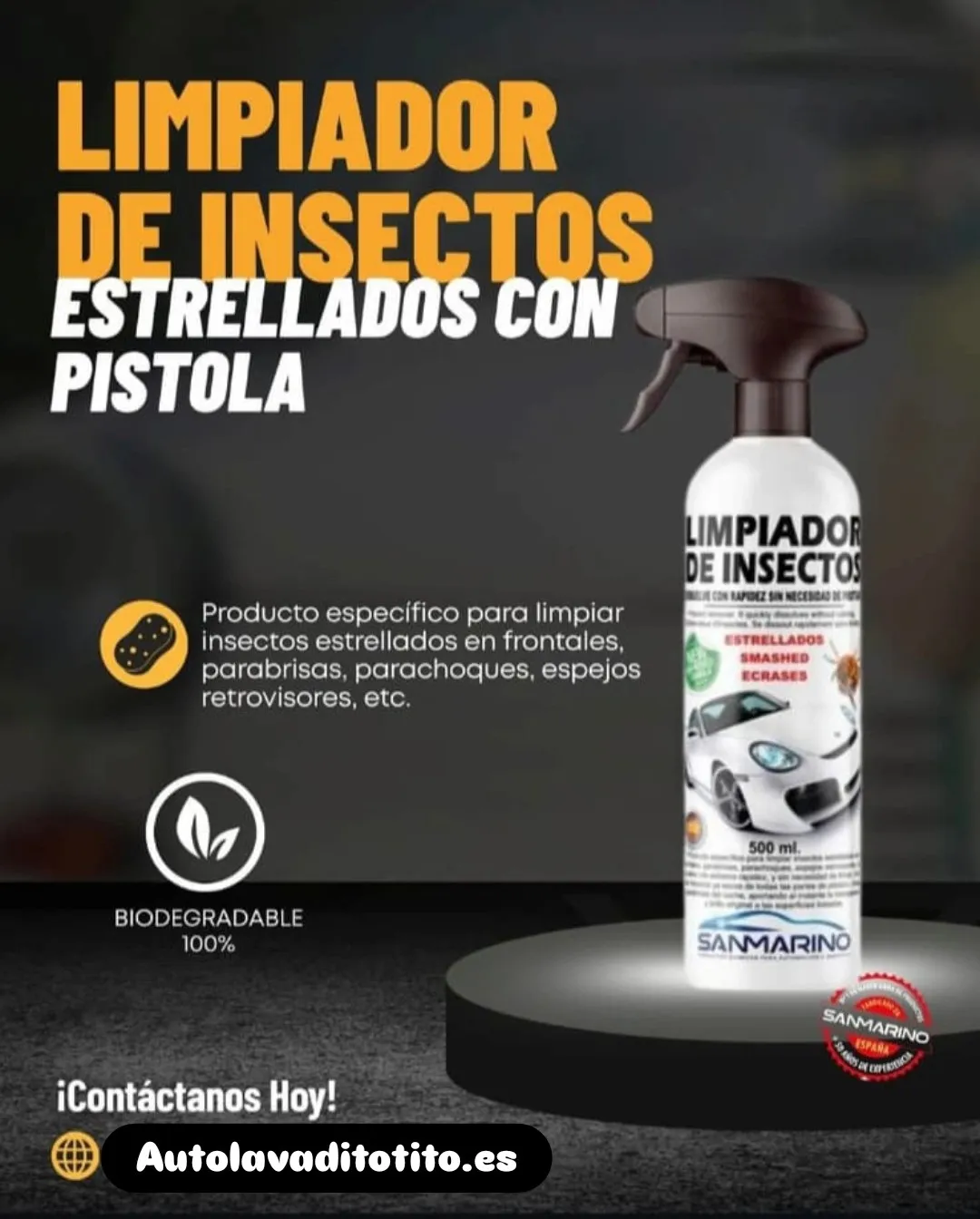 Limpia insectos