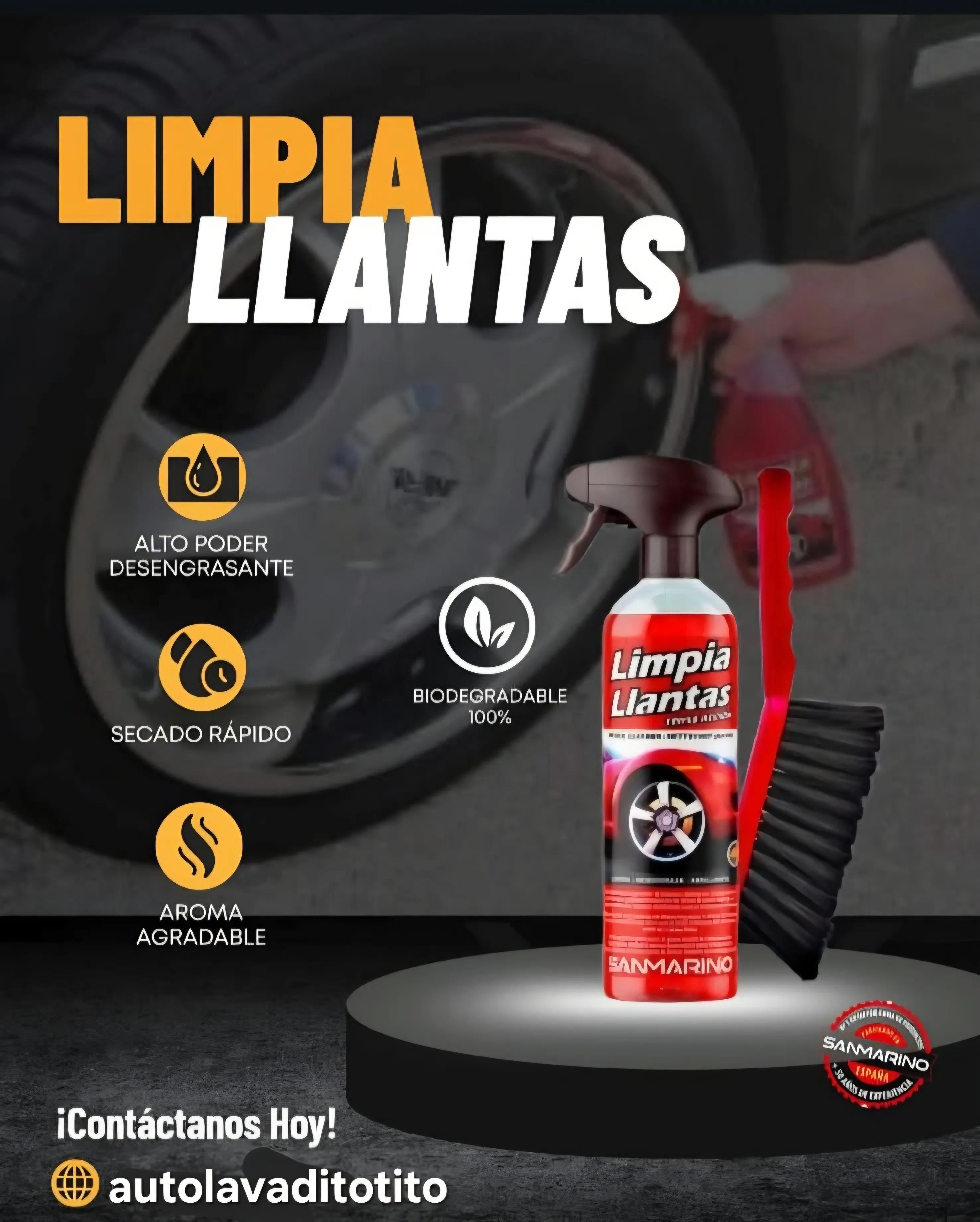 limpiador Llantas